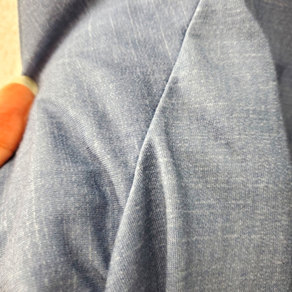 Karen Brooks Womens Long Sleeve Blue Blouse size Large - Picture 4 of 4